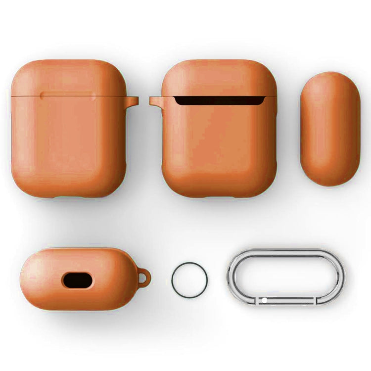 Split Thick Silicone Earphone Protective Case for Apple AirPods, with Hook
