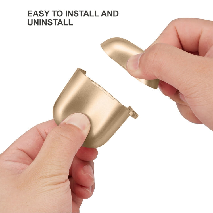 Metallic Paint + UV Earphone Protective Case for Apple AirPods 1 / 2