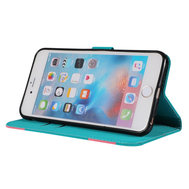 Fabric Stitching Embroidery Horizontal Flip Leather Case With Holder & Card Slots & Wallet for iPhone 6 Plus