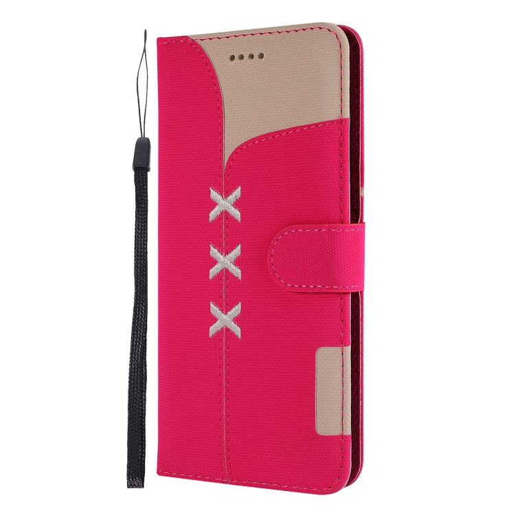 Fabric Stitching Embroidery Horizontal Flip Leather Case With Holder & Card Slots & Wallet for Sony Xperia Z3