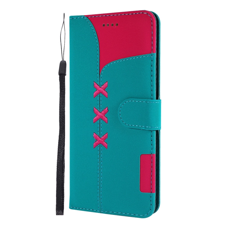 Fabric Stitching Embroidery Horizontal Flip Leather Case With Holder & Card Slots & Wallet for Sony Xperia Z3