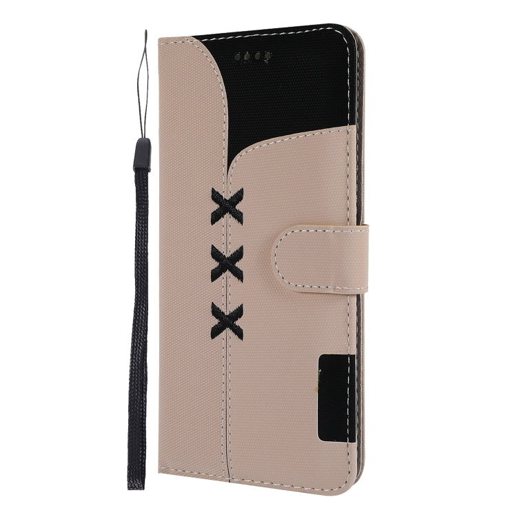 Fabric Stitching Embroidery Horizontal Flip Leather Case With Holder & Card Slots & Wallet for Sony Xperia Z3