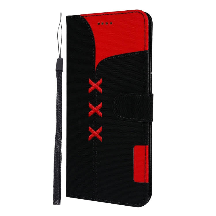 Fabric Stitching Embroidery Horizontal Flip Leather Case With Holder & Card Slots & Wallet for Sony Xperia Z3