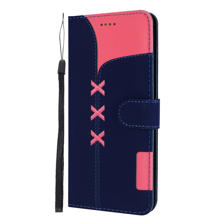 Fabric Stitching Embroidery Horizontal Flip Leather Case With Holder & Card Slots & Wallet for Sony Xperia Z3