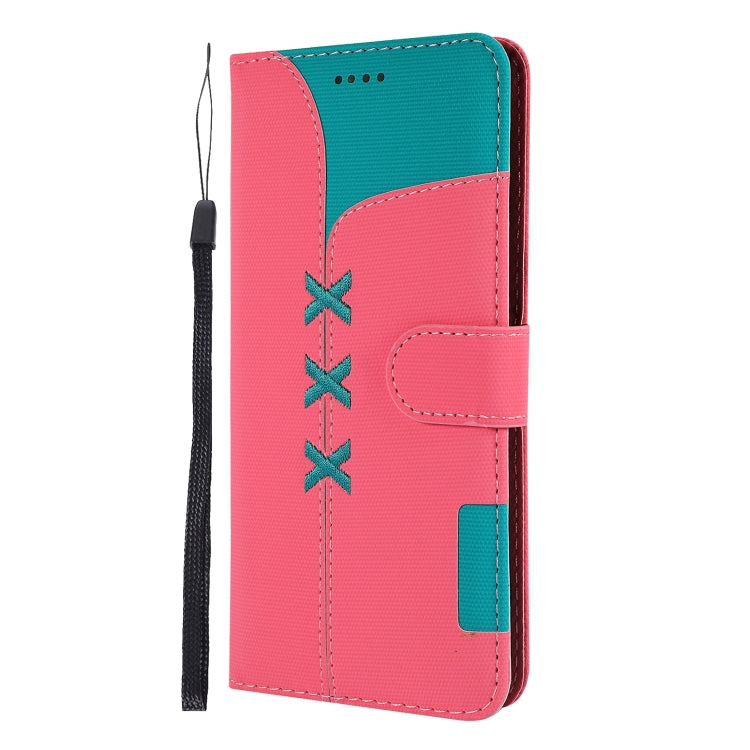 Fabric Stitching Embroidery Horizontal Flip Leather Case With Holder & Card Slots & Wallet for Sony Xperia Z3