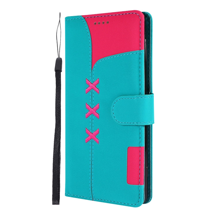 Fabric Stitching Embroidery Horizontal Flip Leather Case With Holder & Card Slots & Wallet for Sony Xperia Z2