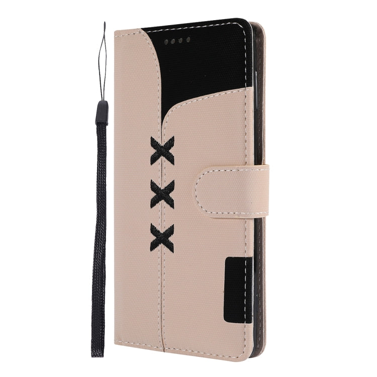 Fabric Stitching Embroidery Horizontal Flip Leather Case With Holder & Card Slots & Wallet for Sony Xperia Z2