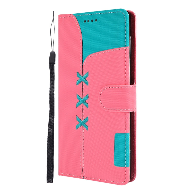 Fabric Stitching Embroidery Horizontal Flip Leather Case With Holder & Card Slots & Wallet for Sony Xperia Z2