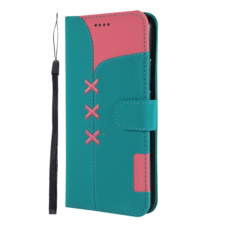 Fabric Stitching Embroidery Horizontal Flip Leather Case With Holder & Card Slots & Wallet for Xiaomi Redmi Note 6 Pro