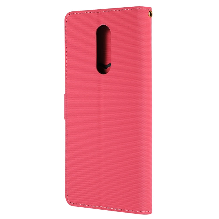 Fabric Stitching Embroidery Horizontal Flip Leather Case With Holder & Card Slots & Wallet for Sony Xperia 1