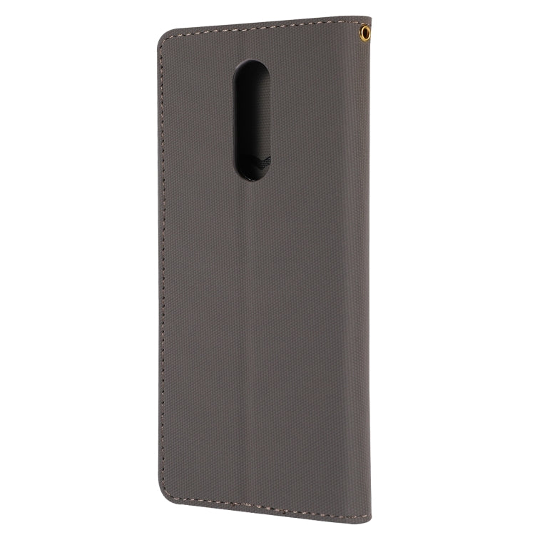 Fabric Stitching Embroidery Horizontal Flip Leather Case With Holder & Card Slots & Wallet for Sony Xperia 1