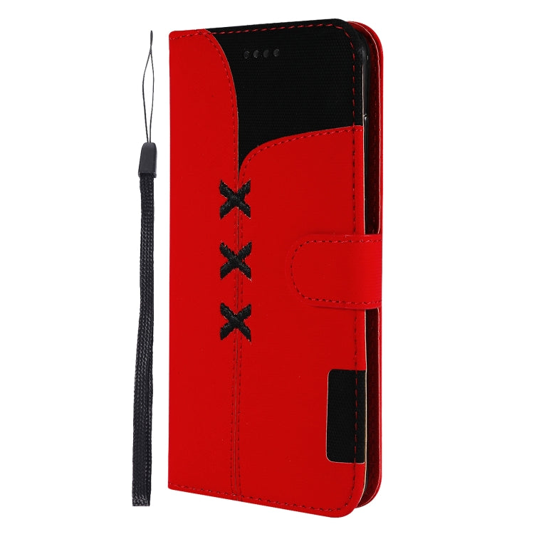 Fabric Stitching Embroidery Horizontal Flip Leather Case With Holder & Card Slots & Wallet for Huawei P20 Pro