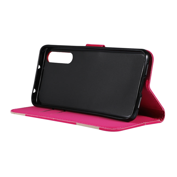 Fabric Stitching Embroidery Horizontal Flip Leather Case With Holder & Card Slots & Wallet for Huawei P20 Pro