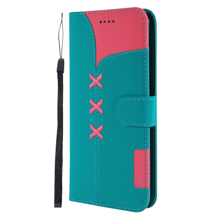 Fabric Stitching Embroidery Horizontal Flip Leather Case With Holder & Card Slots & Wallet for Huawei P20 Pro