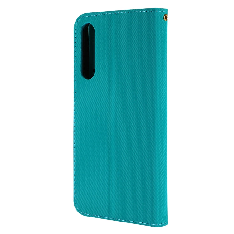 Fabric Stitching Embroidery Horizontal Flip Leather Case With Holder & Card Slots & Wallet for Huawei P20 Pro