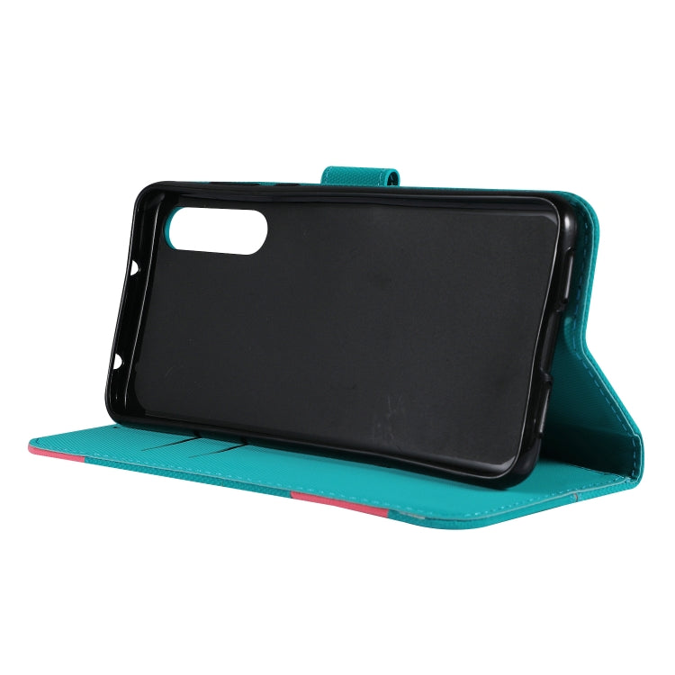 Fabric Stitching Embroidery Horizontal Flip Leather Case With Holder & Card Slots & Wallet for Huawei P20 Pro
