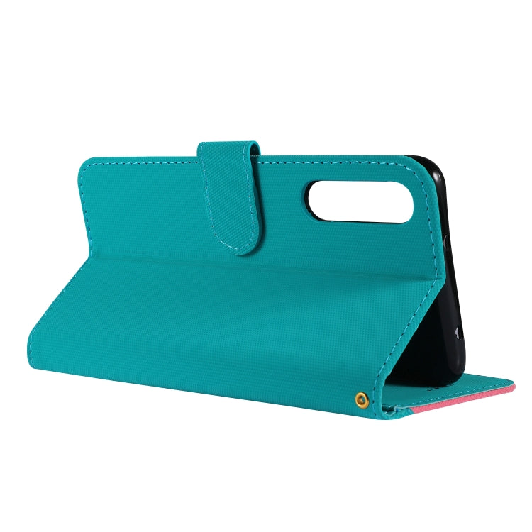 Fabric Stitching Embroidery Horizontal Flip Leather Case With Holder & Card Slots & Wallet for Huawei P20 Pro
