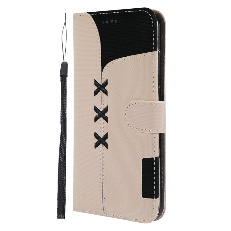 Fabric Stitching Embroidery Horizontal Flip Leather Case With Holder & Card Slots & Wallet for Huawei P20 Pro
