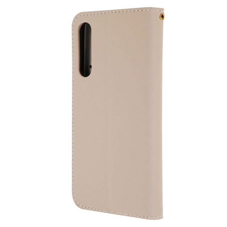 Fabric Stitching Embroidery Horizontal Flip Leather Case With Holder & Card Slots & Wallet for Huawei P20 Pro
