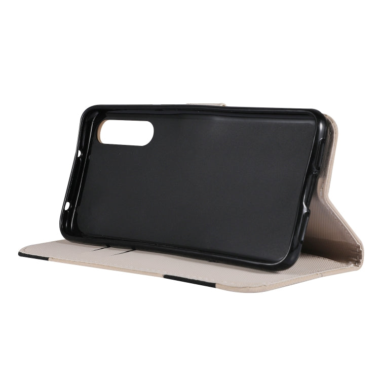 Fabric Stitching Embroidery Horizontal Flip Leather Case With Holder & Card Slots & Wallet for Huawei P20 Pro