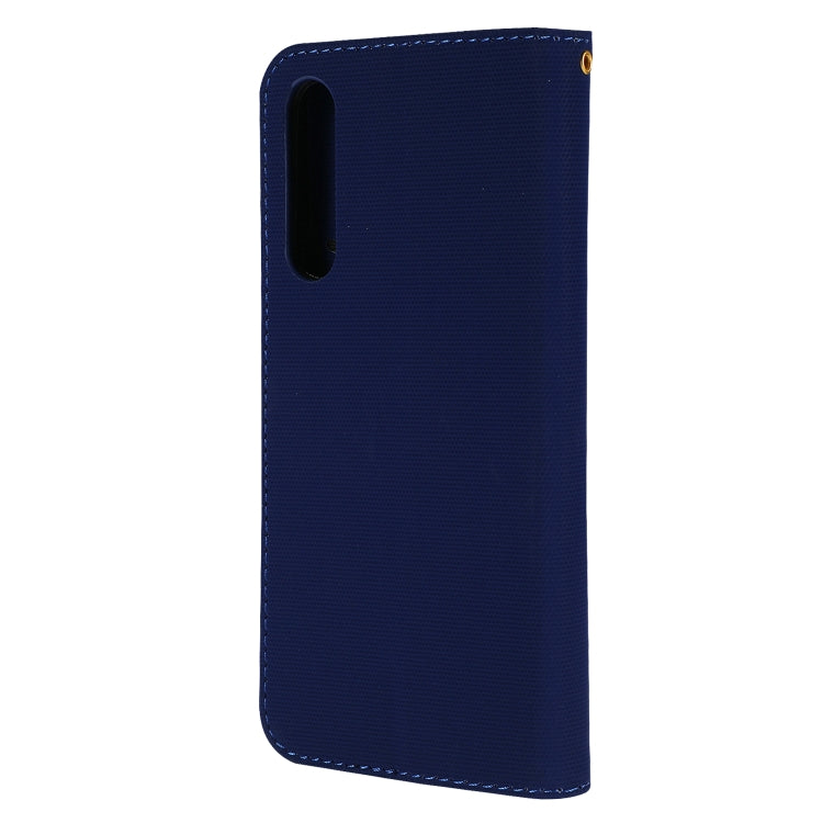 Fabric Stitching Embroidery Horizontal Flip Leather Case With Holder & Card Slots & Wallet for Huawei P20 Pro