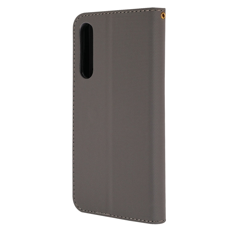 Fabric Stitching Embroidery Horizontal Flip Leather Case With Holder & Card Slots & Wallet for Huawei P20 Pro