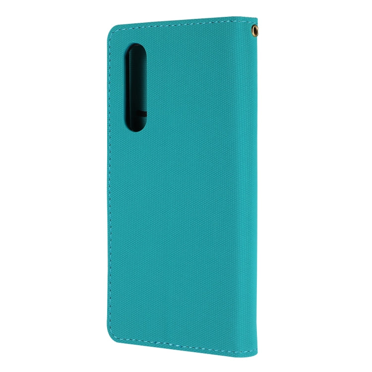 Fabric Stitching Embroidery Horizontal Flip Leather Case With Holder & Card Slots & Wallet for Huawei P30