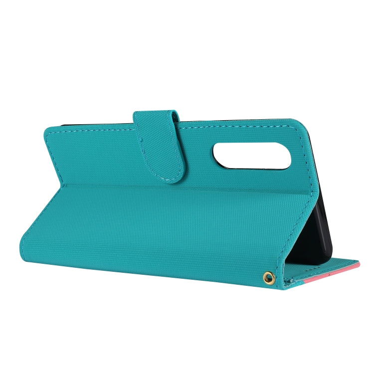 Fabric Stitching Embroidery Horizontal Flip Leather Case With Holder & Card Slots & Wallet for Huawei P30