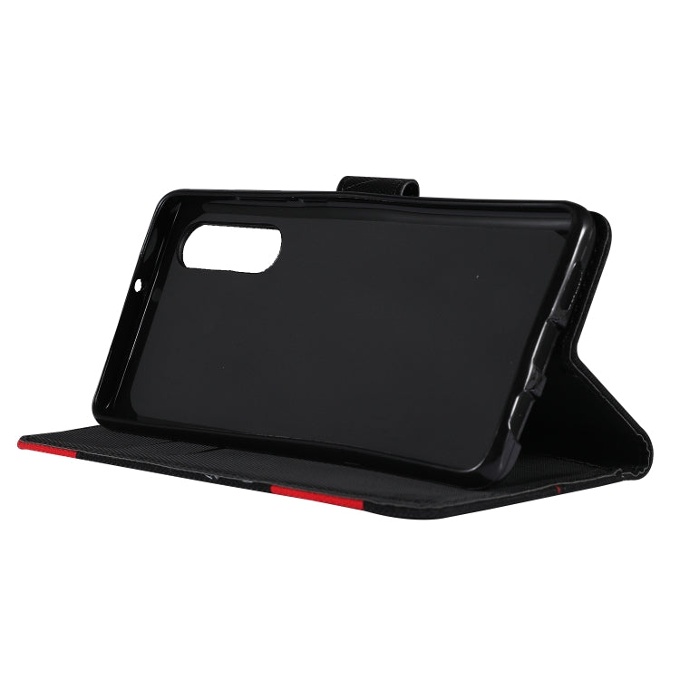 Fabric Stitching Embroidery Horizontal Flip Leather Case With Holder & Card Slots & Wallet for Huawei P30