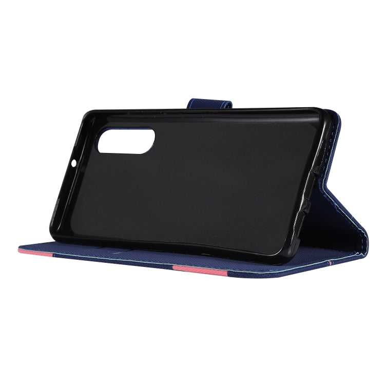 Fabric Stitching Embroidery Horizontal Flip Leather Case With Holder & Card Slots & Wallet for Huawei P30