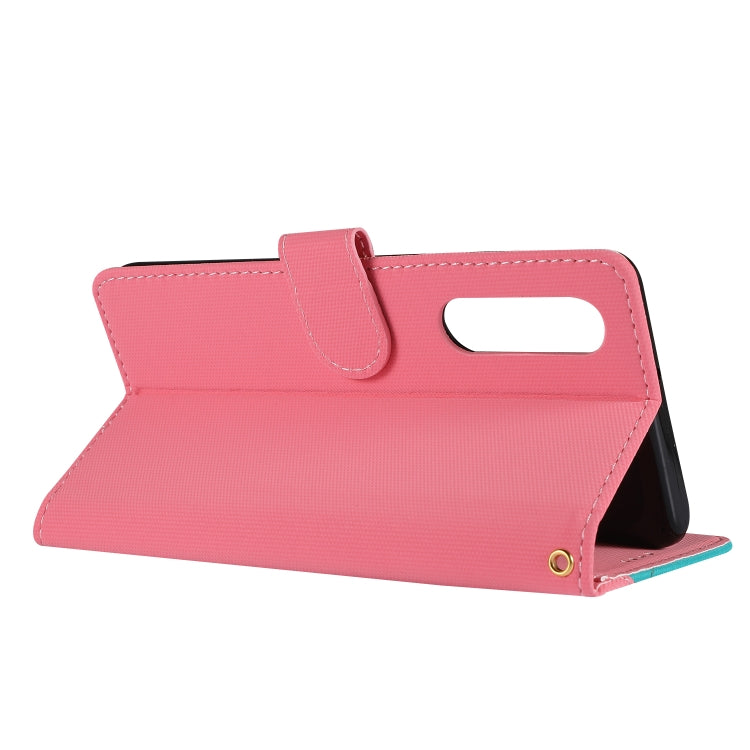 Fabric Stitching Embroidery Horizontal Flip Leather Case With Holder & Card Slots & Wallet for Huawei P30