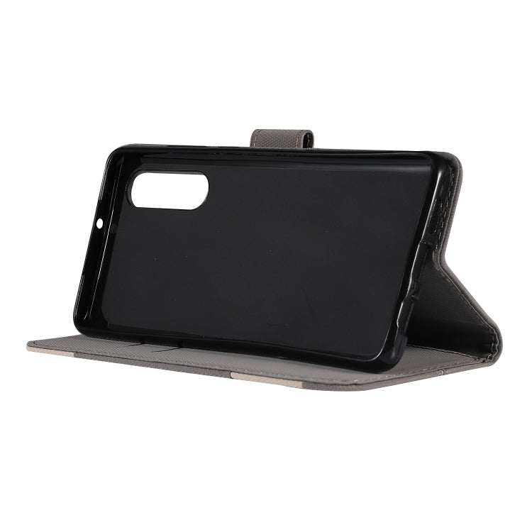 Fabric Stitching Embroidery Horizontal Flip Leather Case With Holder & Card Slots & Wallet for Huawei P30