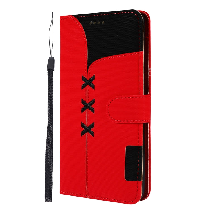 Fabric Stitching Embroidery Horizontal Flip Leather Case With Holder & Card Slots & Wallet for Huawei P30 Pro