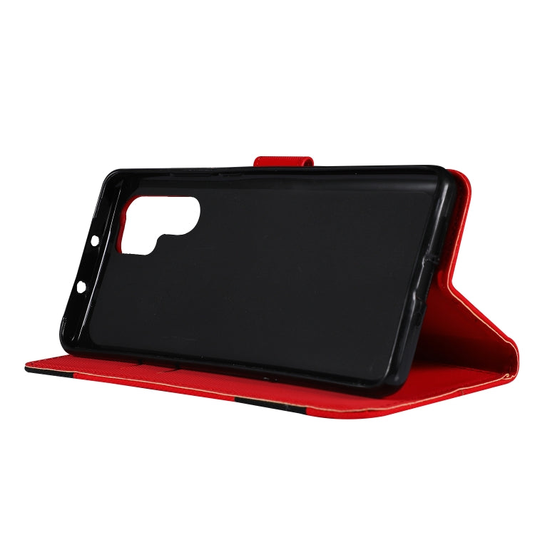 Fabric Stitching Embroidery Horizontal Flip Leather Case With Holder & Card Slots & Wallet for Huawei P30 Pro