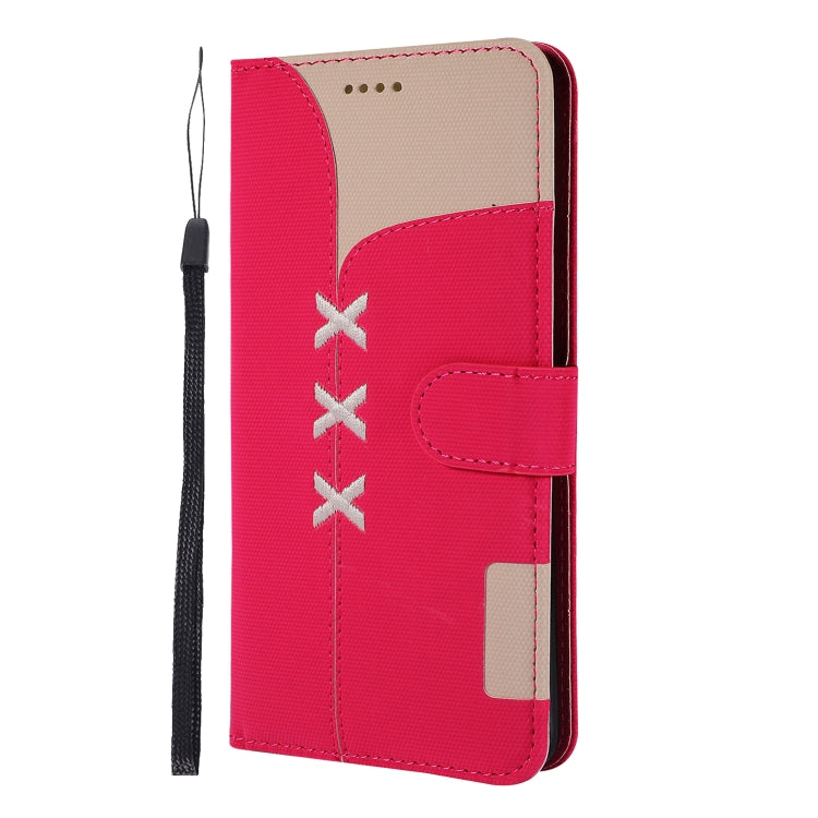 Fabric Stitching Embroidery Horizontal Flip Leather Case With Holder & Card Slots & Wallet for Huawei P30 Pro