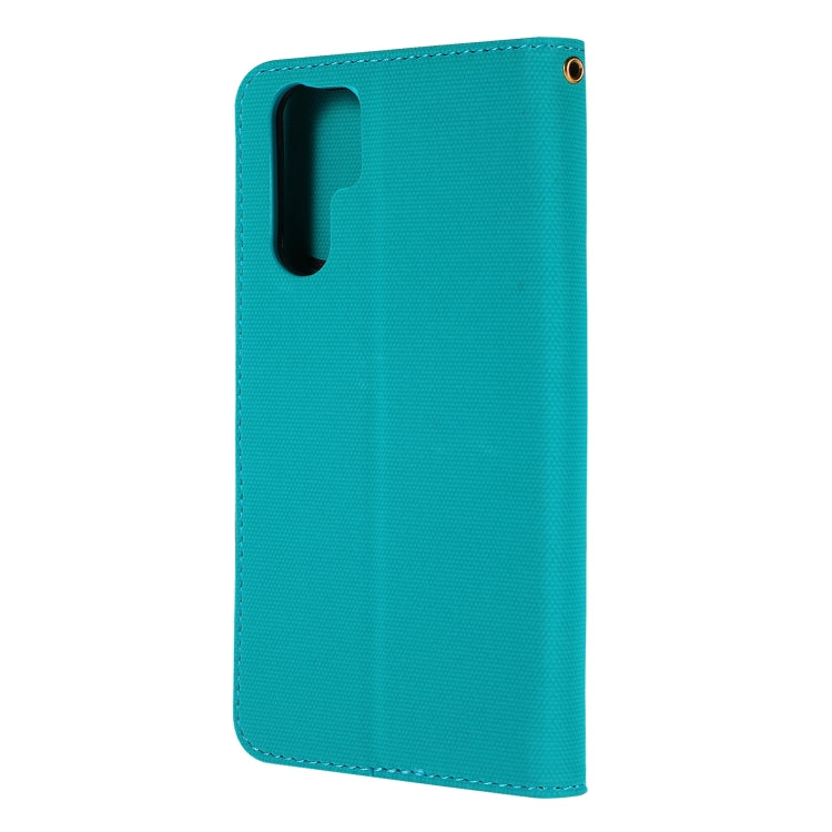Fabric Stitching Embroidery Horizontal Flip Leather Case With Holder & Card Slots & Wallet for Huawei P30 Pro
