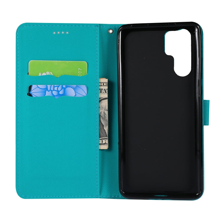 Fabric Stitching Embroidery Horizontal Flip Leather Case With Holder & Card Slots & Wallet for Huawei P30 Pro