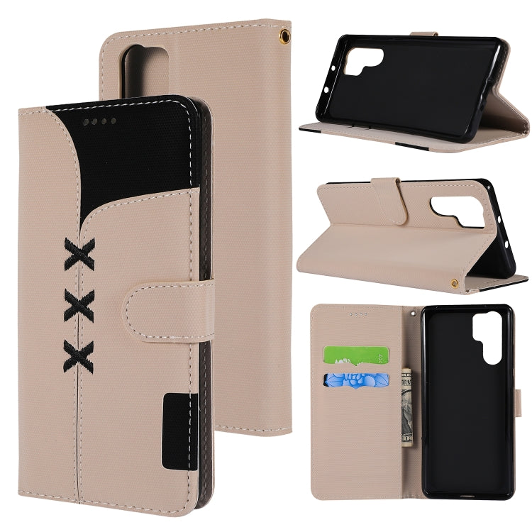 Fabric Stitching Embroidery Horizontal Flip Leather Case With Holder & Card Slots & Wallet for Huawei P30 Pro