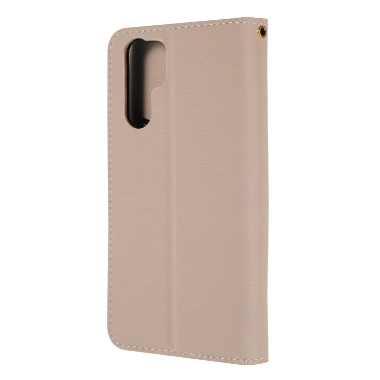 Fabric Stitching Embroidery Horizontal Flip Leather Case With Holder & Card Slots & Wallet for Huawei P30 Pro