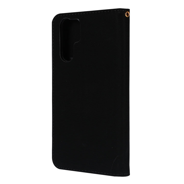 Fabric Stitching Embroidery Horizontal Flip Leather Case With Holder & Card Slots & Wallet for Huawei P30 Pro