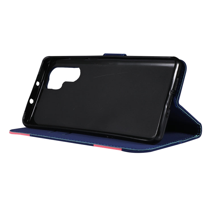 Fabric Stitching Embroidery Horizontal Flip Leather Case With Holder & Card Slots & Wallet for Huawei P30 Pro