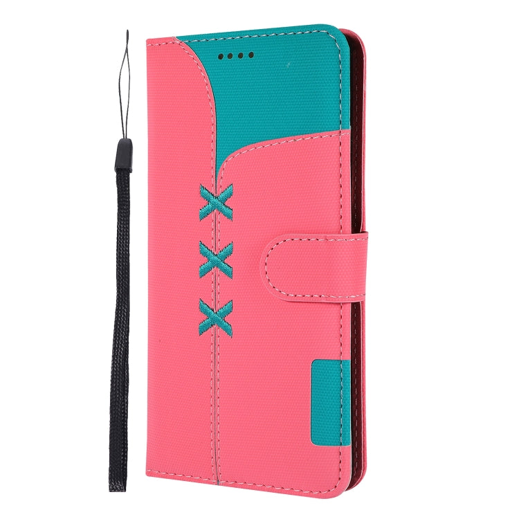 Fabric Stitching Embroidery Horizontal Flip Leather Case With Holder & Card Slots & Wallet for Huawei P30 Pro