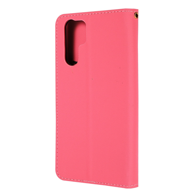 Fabric Stitching Embroidery Horizontal Flip Leather Case With Holder & Card Slots & Wallet for Huawei P30 Pro