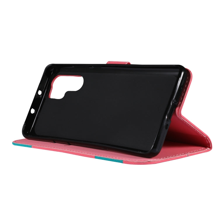 Fabric Stitching Embroidery Horizontal Flip Leather Case With Holder & Card Slots & Wallet for Huawei P30 Pro