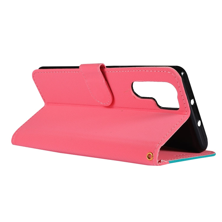 Fabric Stitching Embroidery Horizontal Flip Leather Case With Holder & Card Slots & Wallet for Huawei P30 Pro
