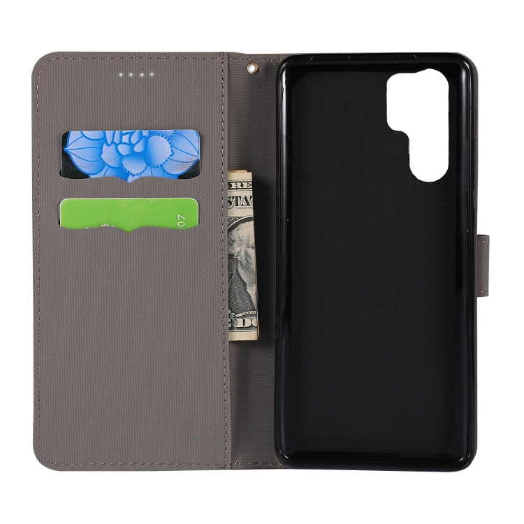 Fabric Stitching Embroidery Horizontal Flip Leather Case With Holder & Card Slots & Wallet for Huawei P30 Pro