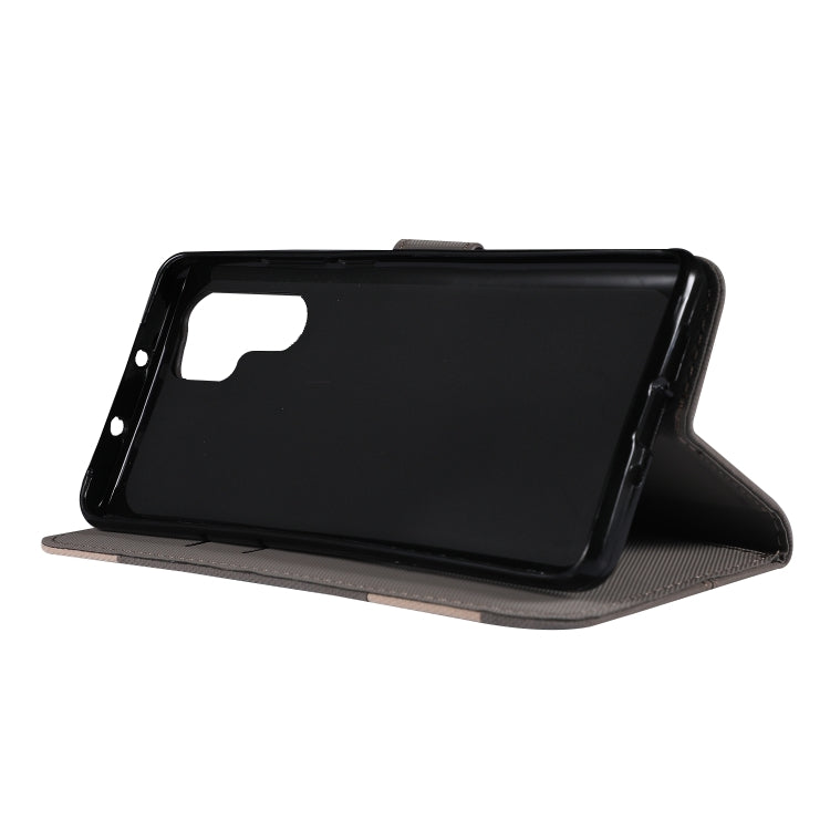 Fabric Stitching Embroidery Horizontal Flip Leather Case With Holder & Card Slots & Wallet for Huawei P30 Pro