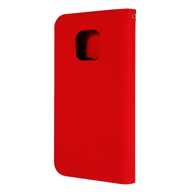 Fabric Stitching Embroidery Horizontal Flip Leather Case With Holder & Card Slots & Wallet for Huawei Mate 20 Pro