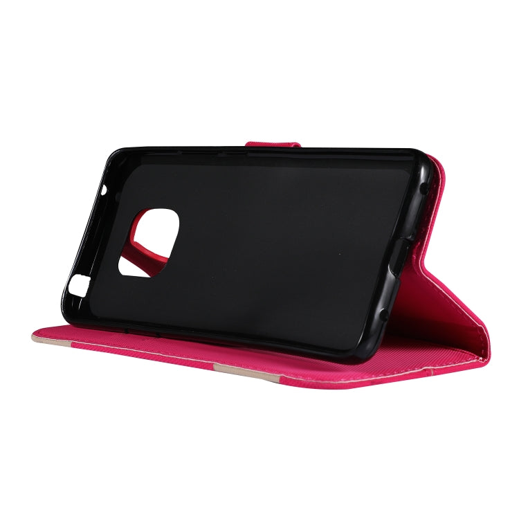 Fabric Stitching Embroidery Horizontal Flip Leather Case With Holder & Card Slots & Wallet for Huawei Mate 20 Pro