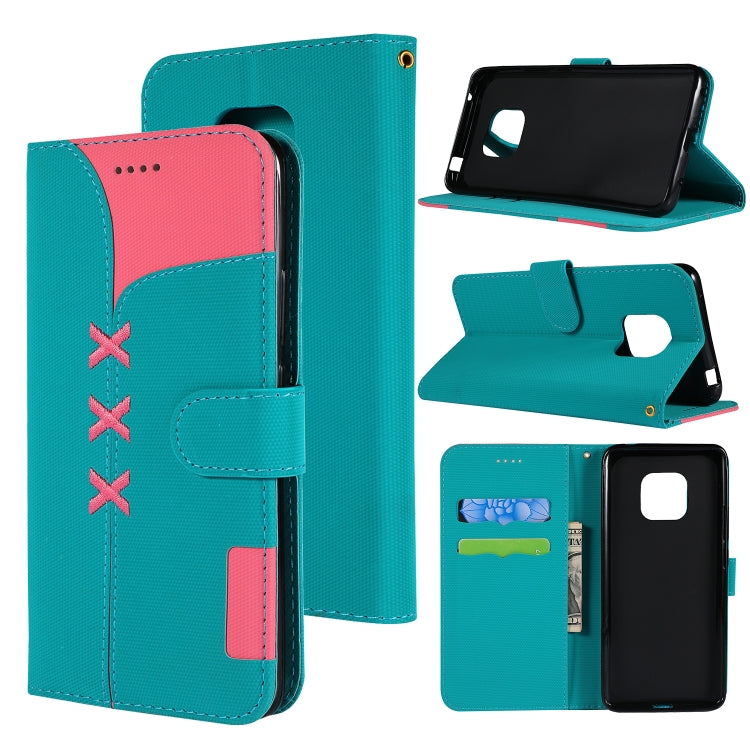 Fabric Stitching Embroidery Horizontal Flip Leather Case With Holder & Card Slots & Wallet for Huawei Mate 20 Pro